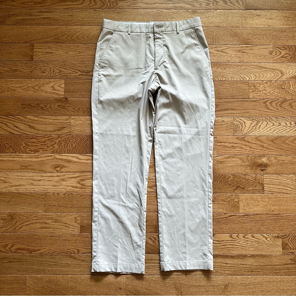Greg Norman Collection Tan Chinos Straight Leg